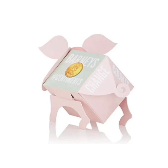 Barneys New York Centiments Pop Up Piggy Bank New Change Coin Pig - Picture 2 of 5